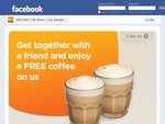 Nescafé Café Menu Coffee Free Sample of Cappuccino and Caramel - Facebook Like Needed
