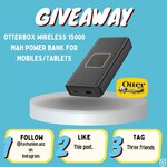 Win an OtterBox Wireless 15000 mAh Power Bank from TechUnion ANZ