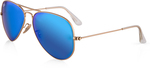 Ray-Ban Aviator Large Metal RB3025 Sunglasses - Gold/Blue Mirror $119 + Shipping ($0 with OnePass) @ Catch