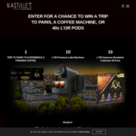 Win Return Flights to Paris, 1 of 10 L'OR Barista Machines, or 1 of 10 40 Packs of Coffee Capsules from The Bastille Festival