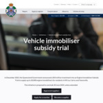 [QLD] $500 Voucher Towards The Supply & Installation of an Immobiliser for PCAR & LCOM (Cairns, Townsville, Mt Isa) @ QLD Police