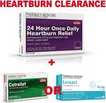 14x Heartburn Relief Tablets (Esomeprazole 20mg) + Bonus Hayfever Medication (Short Dated) $7.99 Delivered @ PharmacySavings