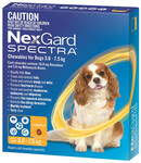 Nexgard Spectra 6-Pack Yellow 3.6-7.5kg $19.95 + Delivery @ Pet Chemist