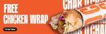 [NSW] Free Chicken Wrap with App Download & Registration @ CHAR'D (St Clair, Eastern Creek)