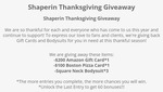 Win a US$200 Amazon Gift Card, US$100 Boston Pizza Card or 1 of 3 Square Neck Bodysuits from Shaperin