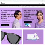 Up to 60% off Clearly Frames and 40% off Lenses + BOGOF for Frames with Free Shipping @ Clearly AU