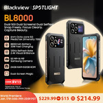 Blackview BL8000 Rugged IP69K Dual 5G Phone 24+512GB 120Hz 2.4k Screen US$249.69 (~A$379) Delivered @ Blackview AliExpress