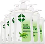 Dettol Liquid Handwash Pump Aloe Vera, 500ml x 6 Pack - $16.50 ($14.85 S&S) + Delivery ($0 with Prime/ $59 Spend) @ Amazon AU