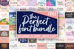 The Perfect Mix Font Bundle (70 Fonts) - Free (Valued at $1087) @ Creative Fabrica