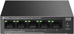 TP-Link 5-Port Gigabit Desktop Ethernet Switch with 4-Port PoE+ $35 + Delivery ($0 with Prime/ $59 Spend) @ Amazon AU