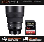 Sigma 85mm F/1.4 DG DN ART Lens for Sony E-Mount $1063.65 Delivered @ DCXpert eBay