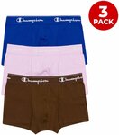 Champion Men's Athletic Cotton Trunk 3-Pack $7 Delivered @ OzSale