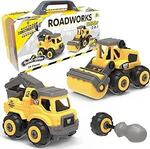 Construct IT Buildables 2-in-1 Roadworks Vehicles $9.44 (RRP $19.99) + Delivery ($0 with Prime/ $59 Spend) @ Amazon AU