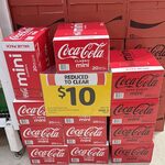 [NSW] Coca-Cola mini Classic / Zero Sugar Value Pack 20 x 250ml $10 @ Coles, East Village, Zetland