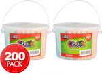 2 x Dats Coloured Chalk 100-Pack $2 + Delivery ($0 with OnePass) @ Catch