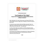 [NSW, ACT] Free Krispy Kreme Original Glazed Doughnuts with any Coffee Purchase @ Hungry Jack's (Participating Restaurants)
