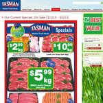Tasman Market Fresh Meats Specials BBQ Lamb Chops $5.99/Kg, VIC Only