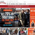 Hallenstein Brothers 20% off + Free Shipping on Orders over NZ $50