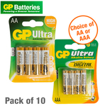 40x GP Ultra Alkaline AA or AAA Batteries $19.95 Shipped @ OO.com.au