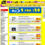 JB Hi-Fi 2x Blu-Rays for $20