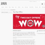 David Jones Two Day Offers 20%-50%