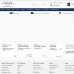Charles Tyrwhitt Warehouse Moving Sale Plus $20 off Orders over $75