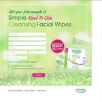 FREE Facial Wipes from Simple Skincare