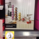 Coffee Capsule Dispenser $3 at Kmart (Clearance) (Hornsby, NSW)