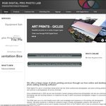 $10 20"x30" Lustre Prints from RGBDigital.com.au Normally $17.50