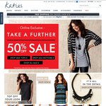 Katies 50% off Already Reduced Sale Items - Online Only