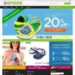 Crocs Australia 25% off Everything Birthday Promo