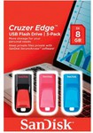 SanDisk Cruzer Edge USB 8GB -3 Pack $12, Apple MacBook Pro 13" 2.5GHz i5 $1188 (OW PB $1129) @HN
