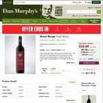 Dan Murphy's - 2012 Grant Burge Filsell $24/Bottle ($22.52/Bottle with Cashback & C&C)