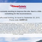20% off Coupon - Cheaptickets.com