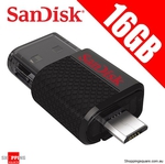 SanDisk 16GB Ultra Dual OTG USB Drive $11.95 (Save $38) Delivered @ ShoppingSquare