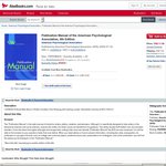 Publication Manual of the APA, 6th Edition - AU$21.80 Delivered @ Abe Books