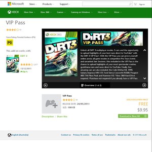 Amazon | DiRT3 (VIP PASS CODE 同梱) - Xbox360 | ゲームソフト