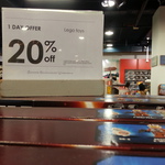 20% off All Lego Toys, Myer Sydney City, Today Only