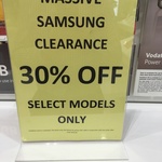 30% off Selected Samsung Mobiles (Galaxy Note 4 Edge 32GB $790.3, Galaxy S6 32GB $699.3) at DickSmith (Westfield Sydney Central)