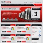 Need-Hosting.com - 60% off First Invoice