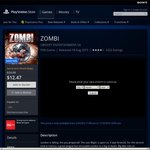 [AU PlayStation Store] ZOMBI for PS4 $12.47 (PS+ $9.97)