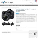 Canon EOS 80D DSLR Camera + EF-S 18-135mm Lens Kit at $1719.87 Shipped @ T-Dimension