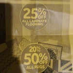 Masters 25% off All Laminate Flooring & 20-50 off All Rugs