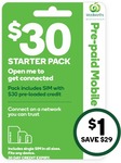 Woolworths Mobile $30 Prepaid Starter Kit for $1 in-Store with Woolworths Rewards Card or $3 Delivered Online