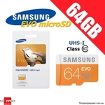 Samsung 64GB EVO UHS-I Micro SDXC Memory Card Grade 1 Class 10 48MB/s $19.95 + $1.95 Shipping @ Shopping Square