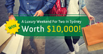 Win a Luxury Trip for 2 to Sydney + $1000 Spending Money (Valued at $10,300) from 1cover