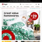 Target - $20 off $99 Spend on Clothing and Homewares
