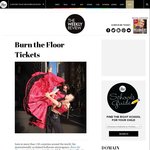 Win 1 of 10 Double Passes to Burn The Floor from The Weekly Review (VIC)