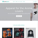 10% off Storewide at Anime Apparel - DBZ/Fairy Tail/One Piece/Naruto and More
