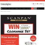 Win a 2pc Scanpan Cookware Set Worth $245 from Tableking
